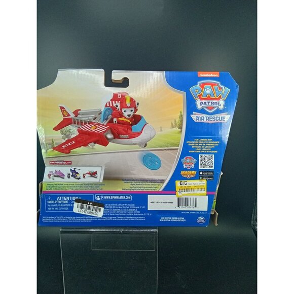 Paw Patrol Air Rescue Marshall Hero Hydro Plane Toy For Kids Ages 3+ - Picture 5 of 6